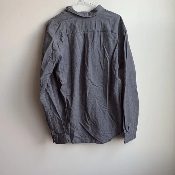 Merona Grey Button Down Longsleeve - Picture 2 of 2